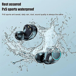 Universal Bluetooth 5.0 casque 3500mah boîtier de charge sans fil casque 9d stéréo sport