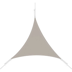 Easy Sail Voile d'ombrage triangle 3 x 3 x 3m taupe.
