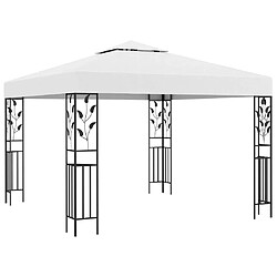 Maison Chic Tonnelle | Pergola 3x3 m Blanc 180 g/m² -GKD55037