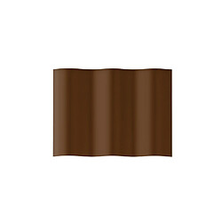 Bord de jardin ondulé 20 cm x 9 m Cellfast marron