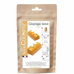 Scrapcooking Préparation pour glaçage miroir doré 220 g