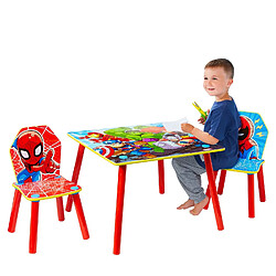 WORLDS APART Ensemble table et 2 chaises pour enfants Marvel Avengers Heroes - Spiderman Miles Morales