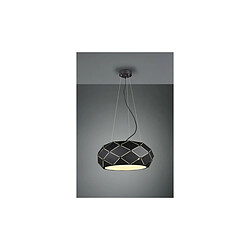 TRIO LIGHTING Suspensions Zandor Noir Mat 3x25W E27 