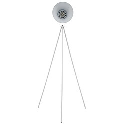 Avis vidaXL Lampadaire trépied Métal Blanc E27