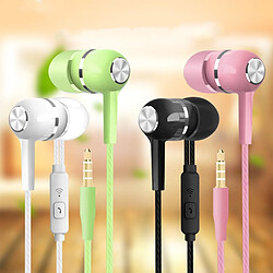 GUPBOO Casque filaire mobile 3.5 écouteurs de sport intra-auriculaires écouteurs de sport casque avec micro casque de musique de téléphone 