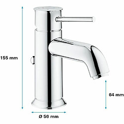 Avis GROHE - Mitigeur monocommande Lavabo Taille S Start Classic Chromé 23782000