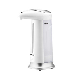 Desineo Distributeur automatique de savon, gel hydroalcoolique 330 ml gris et blanc soap dispenser auto dispenser