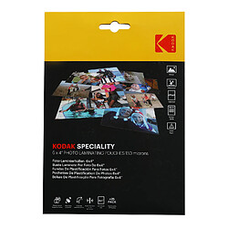 KODAK Photo Laminating KD-LM6X4-PK25C - Pochettes de plastification, Taille 6'' x 4'', 150 Microns, Lot de 25 - Transparente 