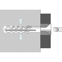 Cheville à expansion Scellit Nylon DS04