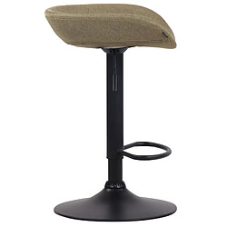 Avis Non Tabouret de bar Anaheim tissu noir