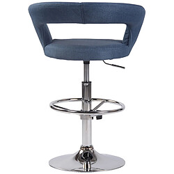 Non Tabouret de bar Jaen tissu pas cher