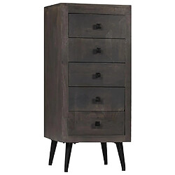 Helloshop26 Buffet bahut armoire console meuble de rangement bois massif de manguier 91 cm 4402073