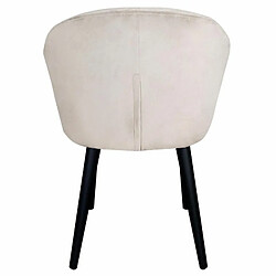 Acheter Paris Prix Fauteuil Design en Velours Glany 81cm Beige