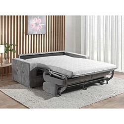 Acheter Lisa Design Sacha - canapé 3 places convertible - couchage quotidien - matelas 12 cm - en velours côtelé