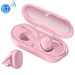 Wewoo Écouteur Bluetooth DT-7 IPX Étanche 5.0 sans fil avec boîtier de chargement magnétique 300 mAhappel de soutien rose 