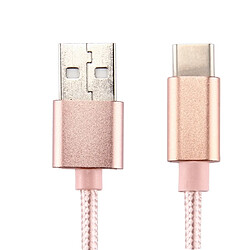 Avis Wewoo Câble or rose pour Samsung Galaxy S8 et S8 + / LG G6 / Huawei P10 P10 Plus / Oneplus 5 / Xiaomi Mi6 Max 2 / autres Smartphones de charge Data Sync USB vers USB-C / Type-C, Longueur du câble: 3 m,