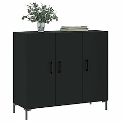 Avis Maison Chic Buffet,Meuble de Rangement,commode pour salon,Cuisine noir 90x34x80 cm bois d'ingénierie -MN72344