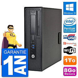 PC HP EliteDesk 800 G1 Intel G3220 RAM 8Go Disque Dur 1To Windows 10 Wifi - Occasion