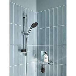 Ensemble de douche avec pommeau 2 jets, barre 60cm, flexible et tablette- GROHE Vitalio Start 110 26952001 - Economie d'eau - Chromé