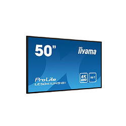 IIYAMA LFD 50" dalle VA 4K UHD 3840x2160 18/7 VGA 3xHDMI HPs 350 cd/m² 5000:1 9ms VESA 400x400 Paysage Media Player / LE5041UHS-B1