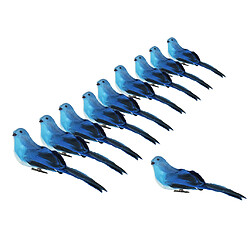 Oiseaux ornement pastorale présentoir jardin 10x Oiseaux Réaliste Figurine Oiseau Sauvage Ornements pour Maison Accessoire Déco