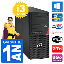 PC Tour Fujitsu Esprimo P720 Intel i3-4130 RAM 8Go Disque 2To Windows 10 Wifi · Occasion 