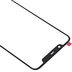 Acheter Wewoo Écran avant lentille en verre pour Xiaomi Mi 8 (noir)