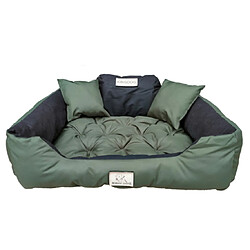 Grand lit pour chien et chat AIO Kingdog 115 x 95 Vert - taille XL