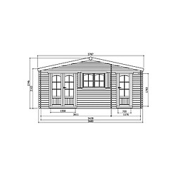 Solid Abri de Jardin Maisonnette Chalet de Jardin Rostock