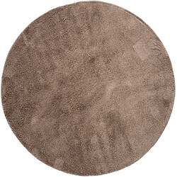 Hadorn Tapis shaggy 240x240 brun Luzern 