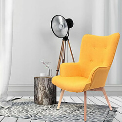 Paris Prix Fauteuil Design Helsinki 100cm Jaune pas cher