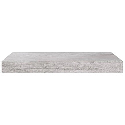 Acheter vidaXL Étagère murale flottante gris béton 40x23x3,8 cm MDF