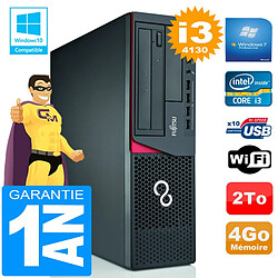 PC Fujitsu Esprimo E720 E85+ SFF I3-4130 RAM 4Go Disque 2 To Wifi W7 · Occasion 