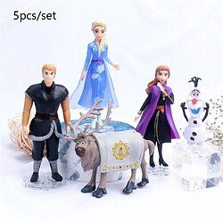 Acheter Universal 5 Anna Elsa Frozen 2 mini-jouets d'action.(Coloré)