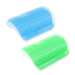 2 x coin de chat mur toilettage massage auto nettoyant brosse cheveux