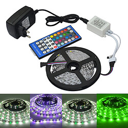 5m 5050 RGBW bande lumineuse LED + télécommande + alimentation 12V 2A RGB + blanc intérieur pour la décoration 