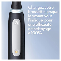 Oral-B iO 4 - Duo Avec Etui de Voyage - Noire et Blanche - Brosses à dents électriques connectées pas cher