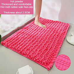 LUUCOZK Tapis de bain antidérapants absorbants à séchage rapide pour salle de bain - 51 x 81 cm poudre chaude-Taille standard 