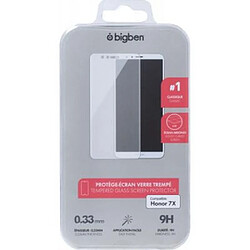 BigBen Connected Protection d'écran pour Honor 7X en verre trempé 2.5D Anti-rayures Transparent