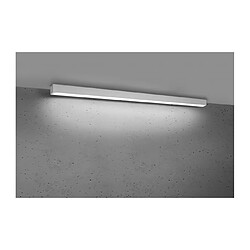 Luminaire Center Suspension Pinne Aluminium blanc 1 ampoule 150cm