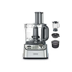 Kenwood MultiPro Express Robot Multifonction 1000W 3L Verre Acier Inoxydable Argenté