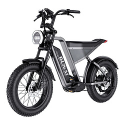 GUNAI-Y Vélo électrique cyclomoteur pour adultes Vélo de montagne électrique tout-terrain de 20 pouces avec batterie lithium-ion 48V18AH, suspension complète à 7 vitesses