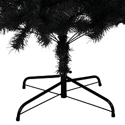 Acheter vidaXL Sapin de Noël artificiel avec support noir 210 cm PVC