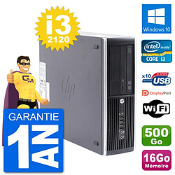 PC HP Compaq Pro 6300 SFF Intel i3-2120 RAM 16Go Disque 500Go Windows 10 Wifi · Occasion 