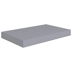 Avis vidaXL Étagères murales flottantes 2 pcs Gris 40x23x3,8 cm MDF