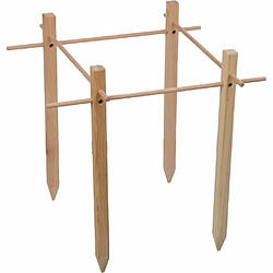 Esschert Garden Support en bois de pin pour plantes Vegetable garden 50 x 50 cm.