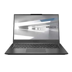 Gigabyte U series U4 UD-50ES823SO notebook Gigabyte U series U4 UD-50ES823SO notebook i5-1155G7 Ordinateur portable 35,6 cm (14") Full HD Intel® Core™ i5 8 Go DDR4-SDRAM 512 Go SSD Wi-Fi 6E (802.11ax) Windows 11 Home Gris