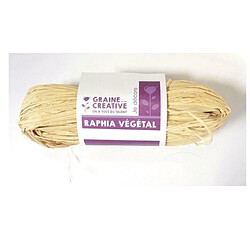 Graines Creatives Raphia végétal naturel - 50 g 