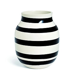 Kahler Design Vase en céramique Omaggio - H 20 cm - noir