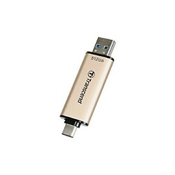 Transcend JetFlash 930C lecteur USB flash 512 Go USB Type-A / USB Type-C 3.2 Gen 1 (3.1 Gen 1) Or